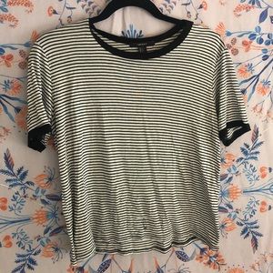 Forever21 Striped Ringer Shirt